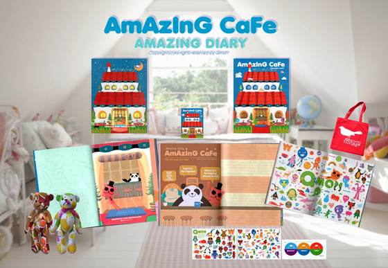 スケジュール帳Amazing Cafe