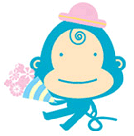 キャラクター・monky star花束