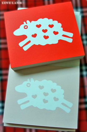 メモパッド・キャラクター羊のLove Lamb