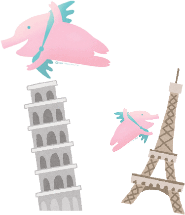 ハッピーピッグと塔