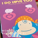 ビッグポストカードi do love you