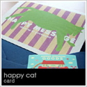 ポストカードhappy cat