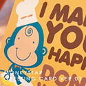 グリーティングカードI MAKE YOU HAPPY