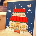 クリスマスカードmonky santa