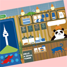ソウルタワーポストカード03hello N seoul tower