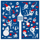 ソウルタワークリスマス限定メッセージカードjoy santa