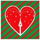 ソウルタワークリスマス限定メッセージカードlove christmas