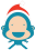 QMONキャラクターモンキーサンタ