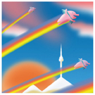 ソウルタワーメッセージカード06rainbow pig